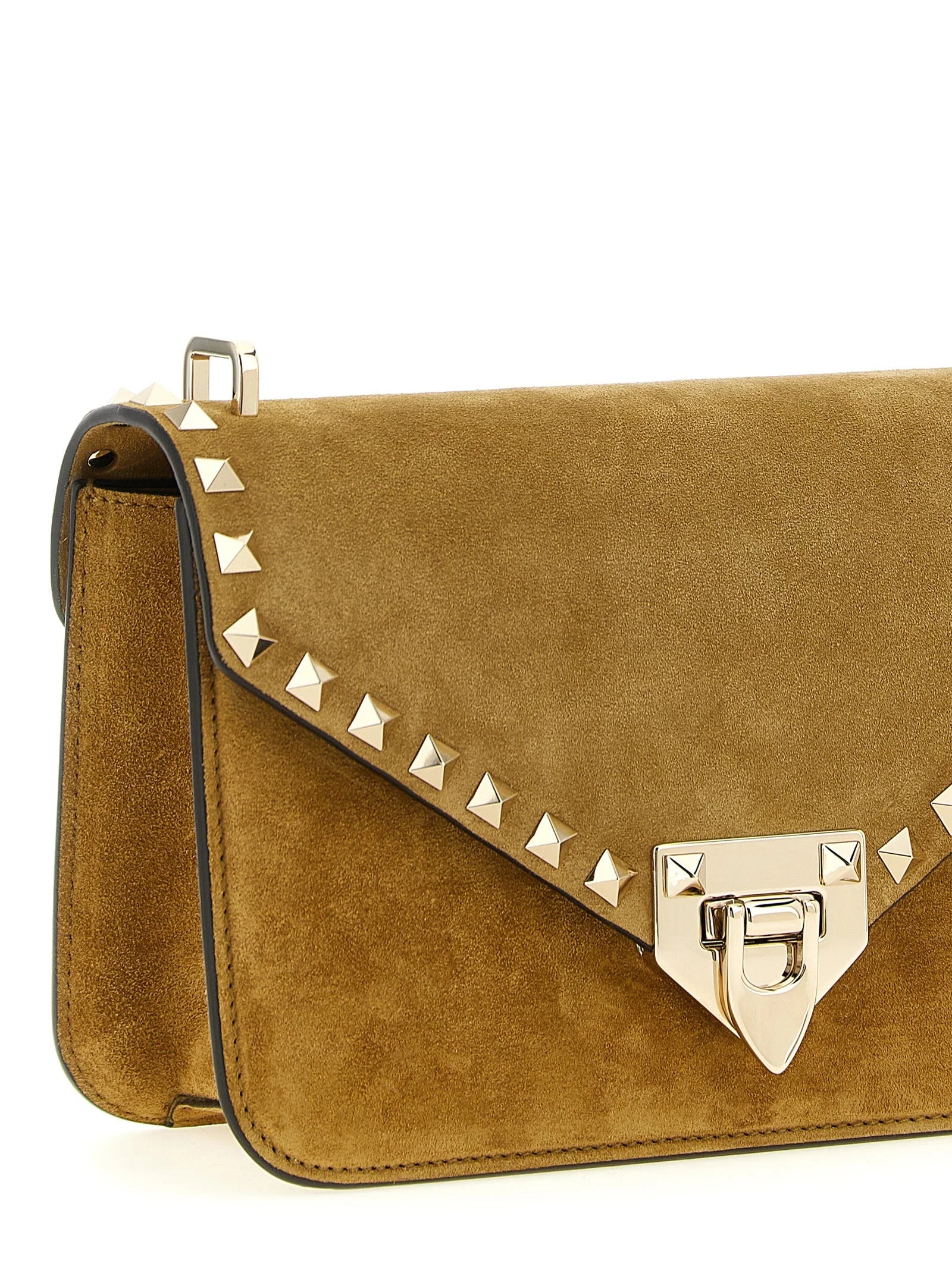 Valentino Garavani Beige Calfskin Crossbody Bag