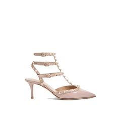 Valentino Garavani Beige Calfskin Platform Pumps - EU41/US11