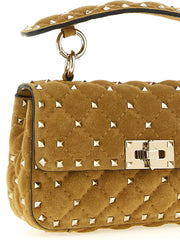 Valentino Garavani Beige Calfskin Shoulder Bag