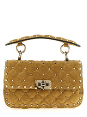 Valentino Garavani Beige Calfskin Shoulder Bag