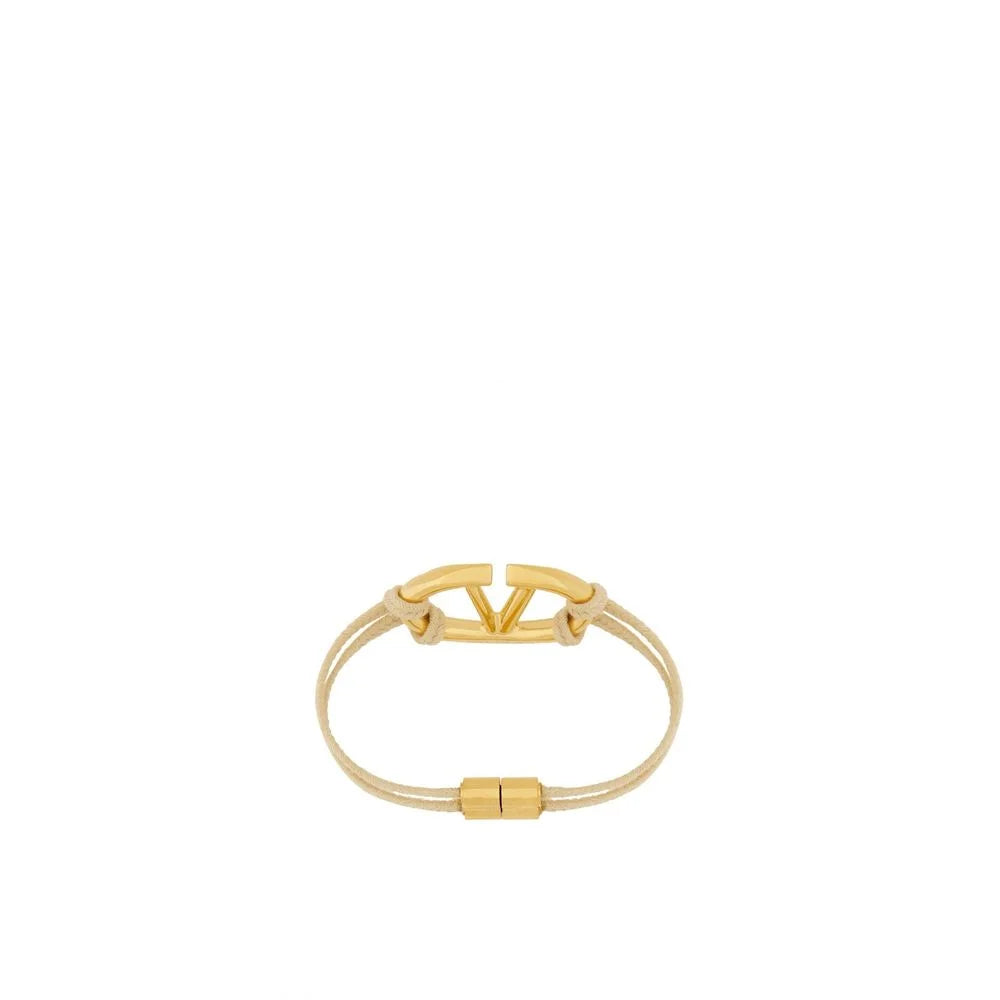 Valentino Garavani Beige Cotton Bracelet - L