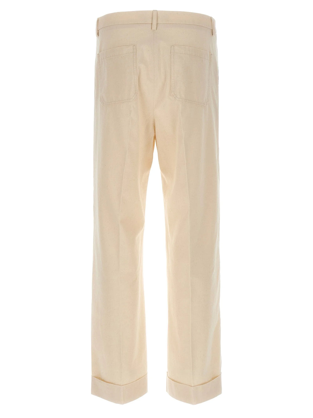Valentino Garavani Beige Cotton Casual Pants - 48 | M