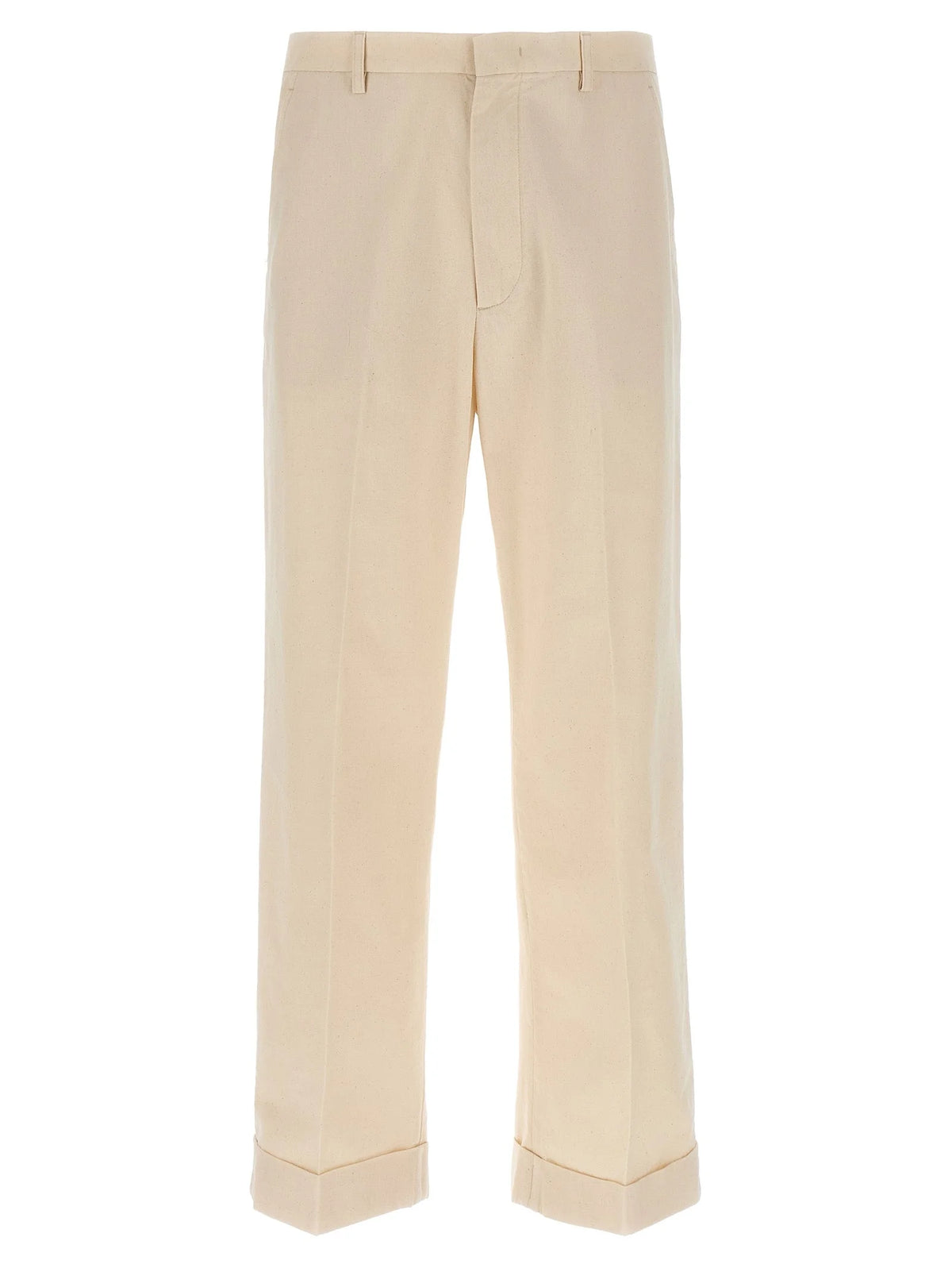 Valentino Garavani Beige Cotton Casual Pants - 48 | M
