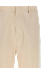 Valentino Garavani Beige Cotton Casual Pants - 48 | M