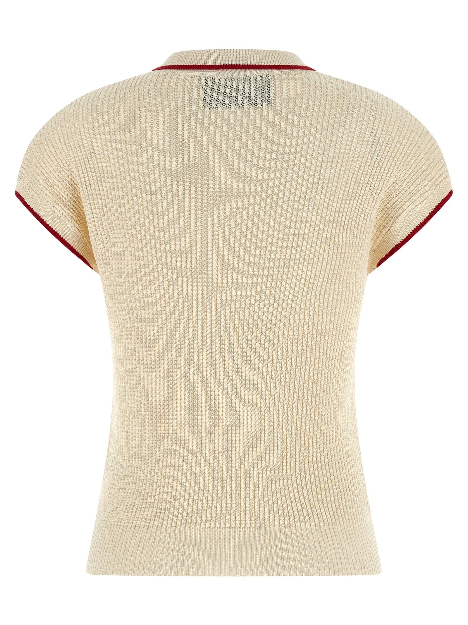 Valentino Garavani Beige Cotton Shortsleeve Shirt - M