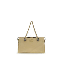 Valentino Garavani Beige Lamb Ovis Aries Aries Shoulder Bag