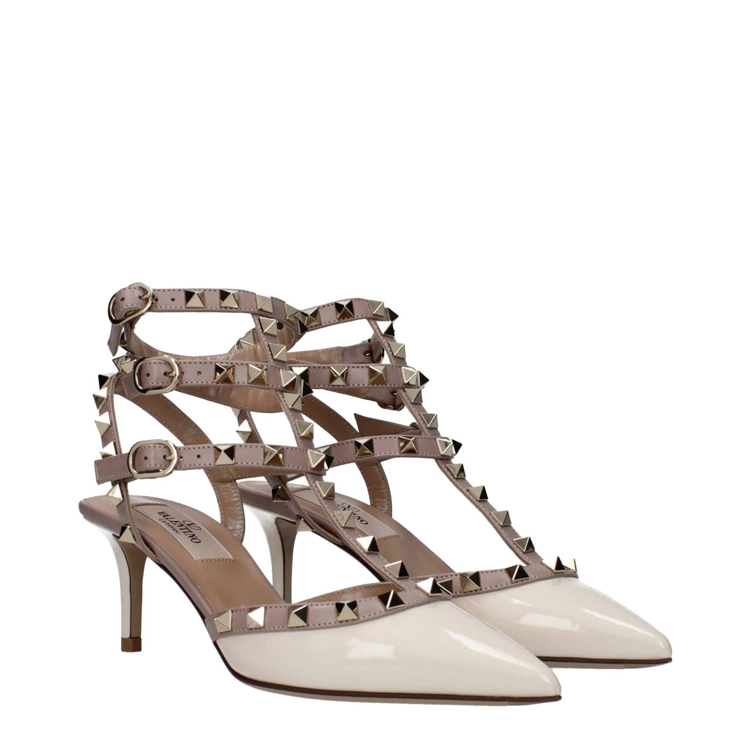 Valentino Garavani Beige Leather High Heel Pumps - EU36.5/US6.5