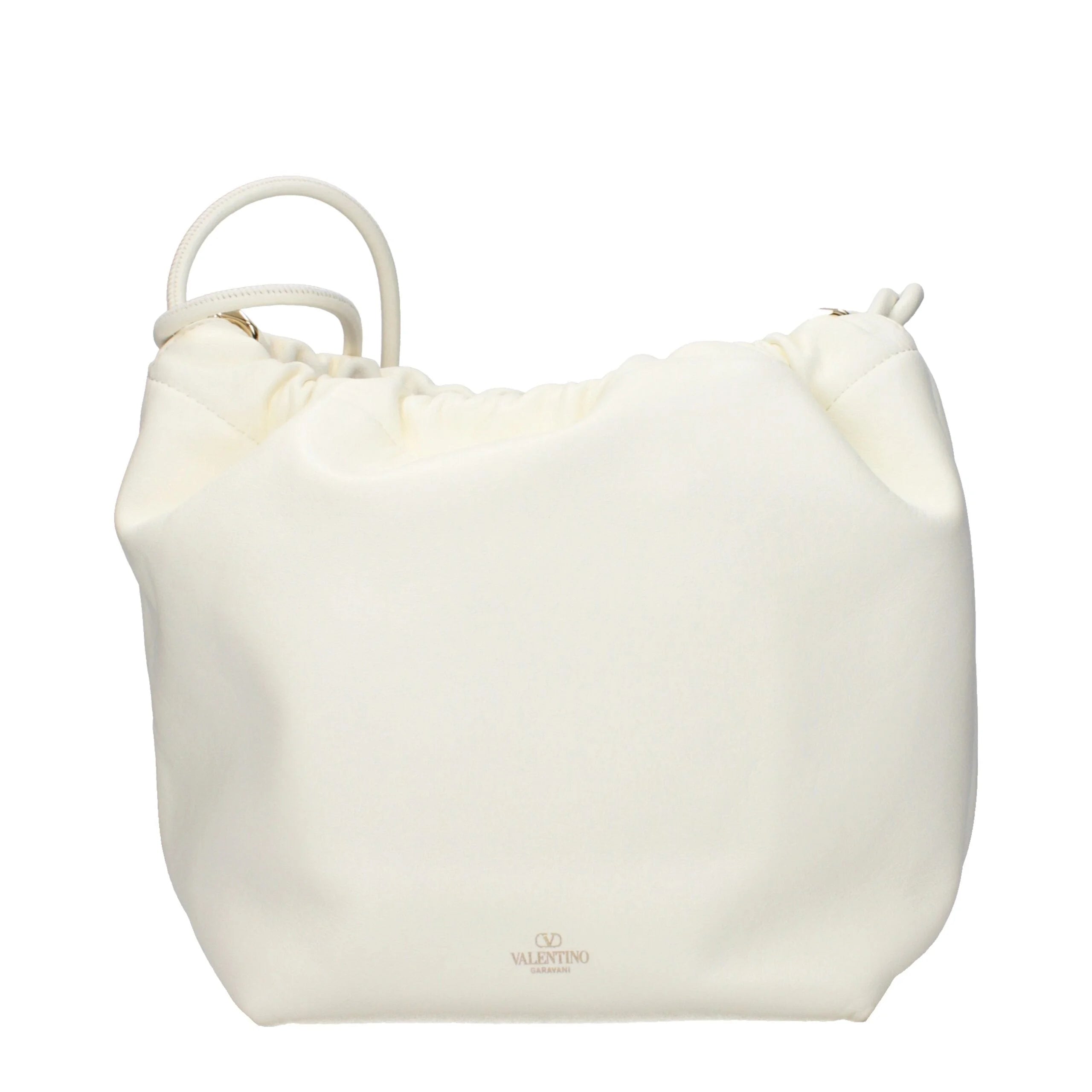 Valentino Garavani Beige Leather Shoulder Bag