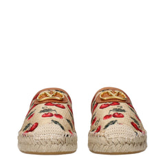 Valentino Garavani Beige Raffia Slippers Sandals - EU37/US7