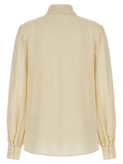 Valentino Garavani Beige Silk Blouse