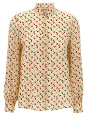 Valentino Garavani Beige Silk Blouse - IT40