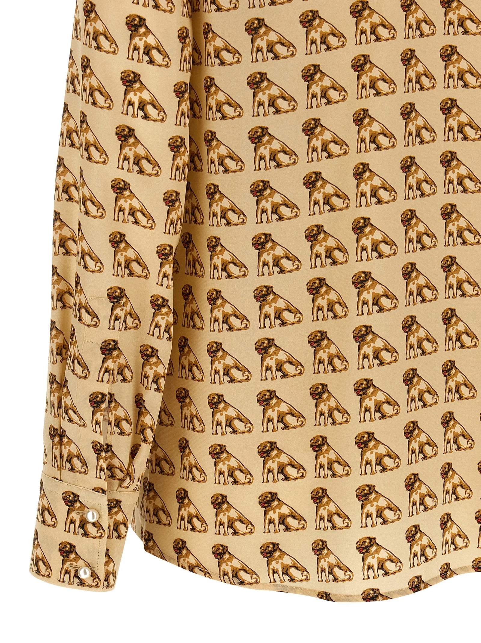Valentino Garavani Beige Silk Blouse - IT40