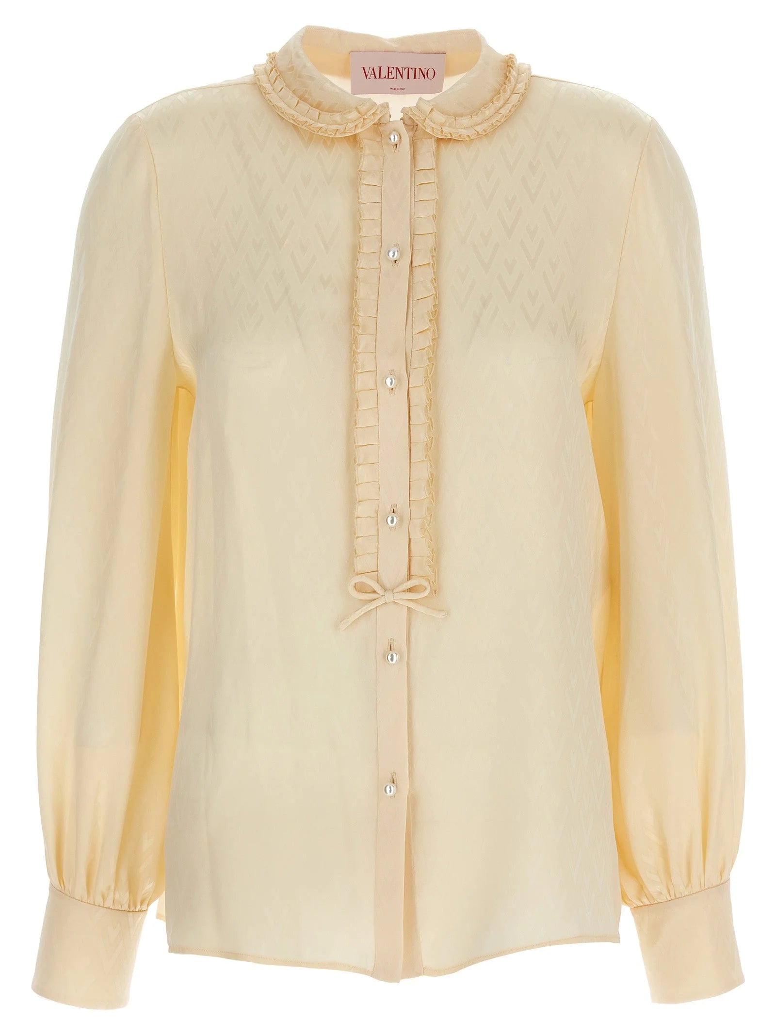 Valentino Garavani Beige Silk Blouse - IT44