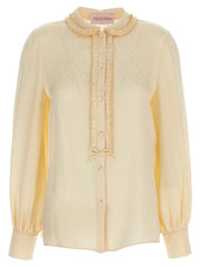 Valentino Garavani Beige Silk Blouse - IT44
