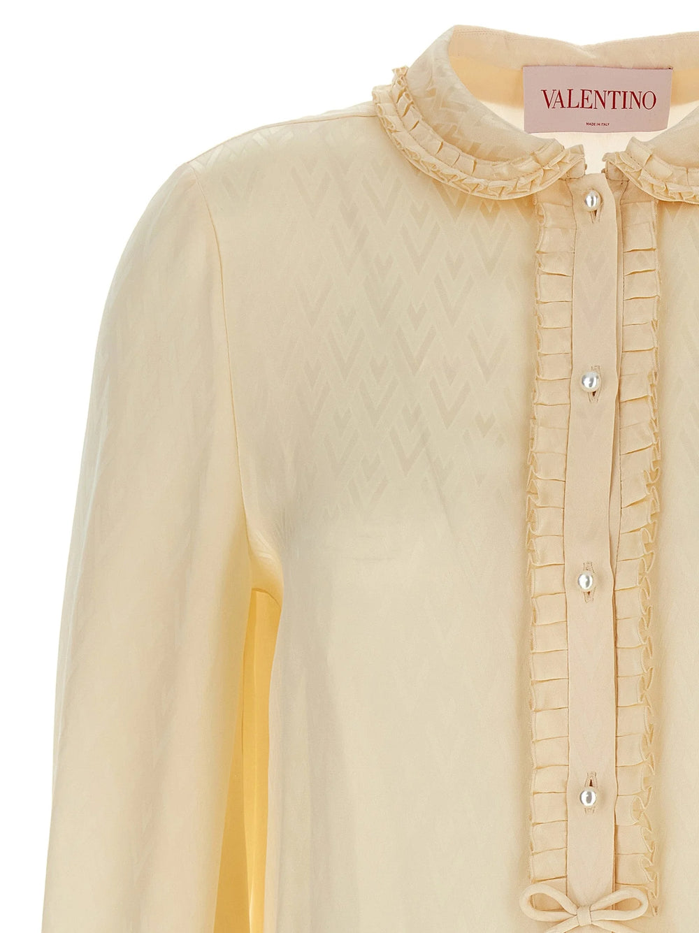 Valentino Garavani Beige Silk Blouse - IT44