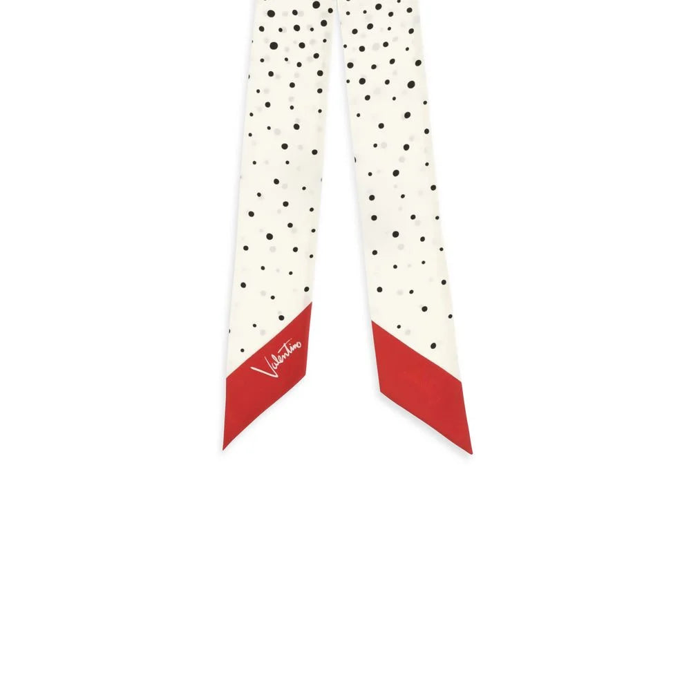 Valentino Garavani Beige Silk Scarf