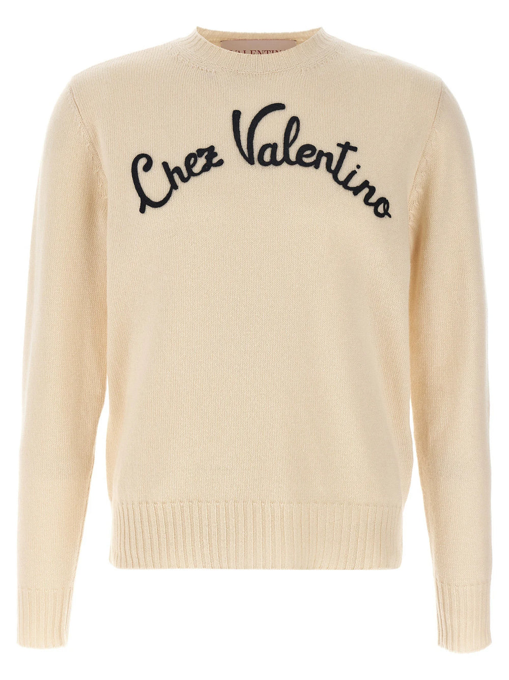 Valentino Garavani Beige Virgin Wool Cardigan - XL