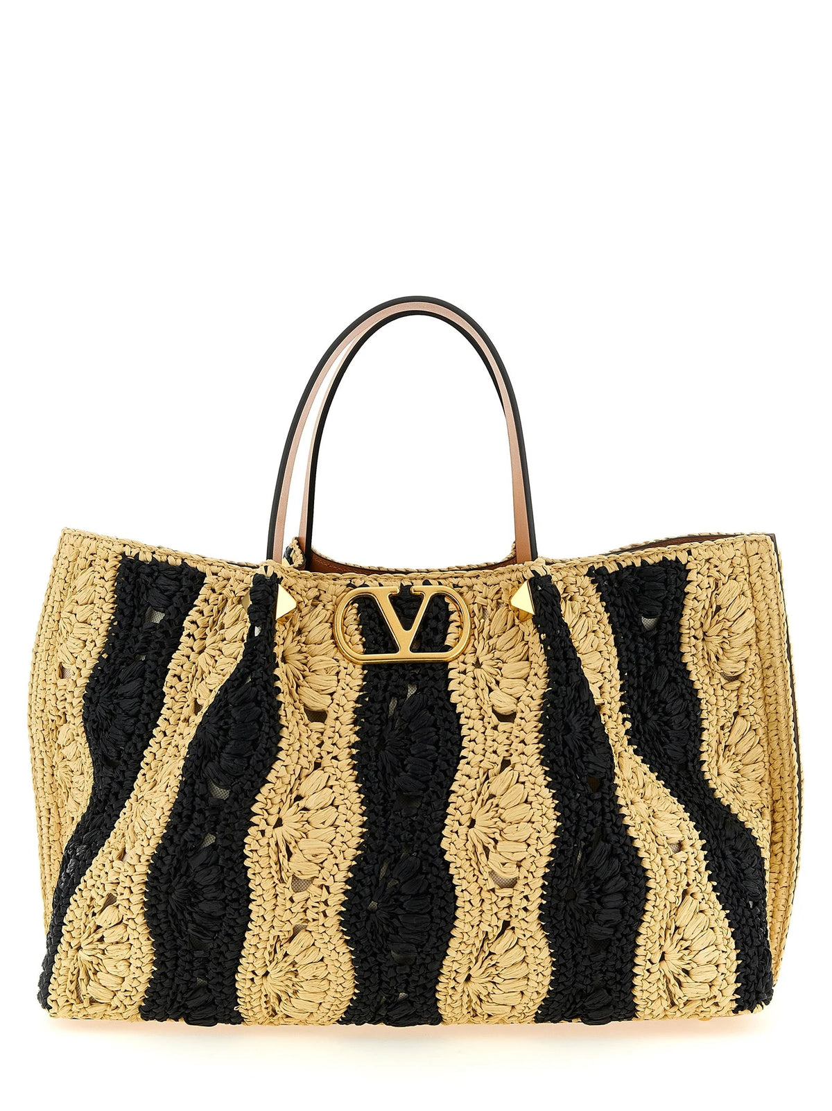 Valentino Garavani Beige Viscose Handbag