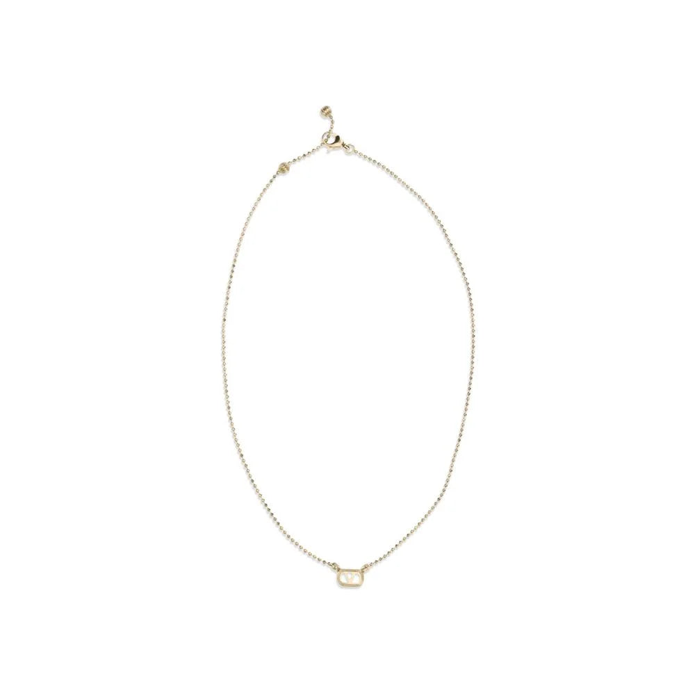 Valentino Garavani Bicolor Brass Necklace - One Size