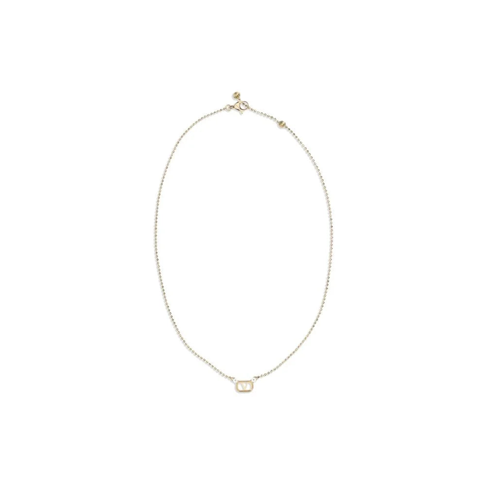 Valentino Garavani Bicolor Brass Necklace - One Size