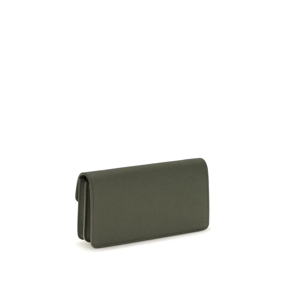 Valentino Garavani Bicolor Calf Leather Bos Taurus Wallet