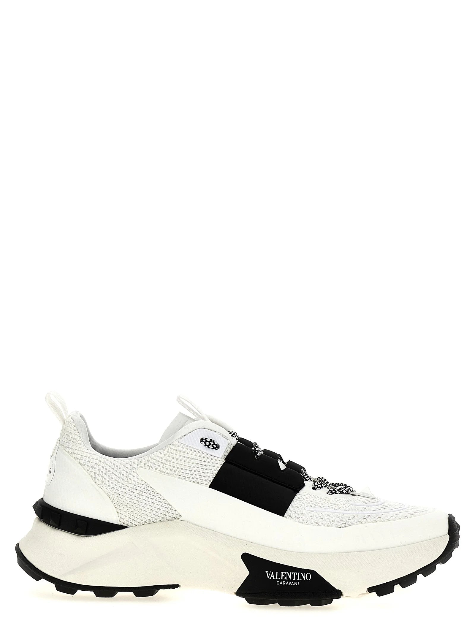 Valentino Garavani Bicolor Calfskin Athletic Sneakers