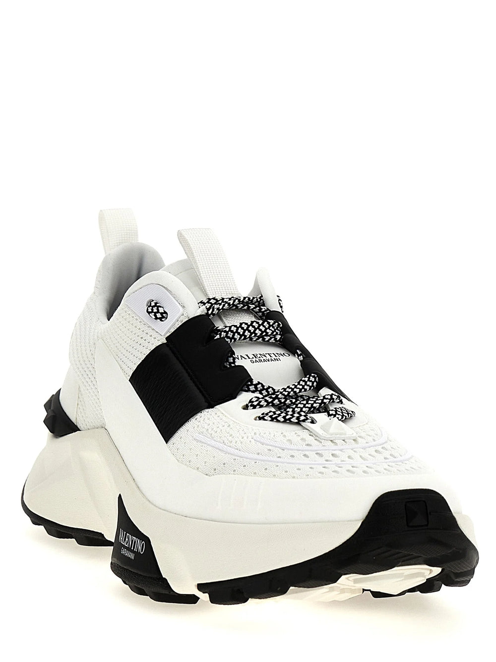 Valentino Garavani Bicolor Calfskin Athletic Sneakers