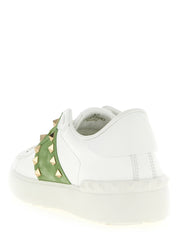 Valentino Garavani Bicolor Calfskin Low Top Sneakers - EU39/US9