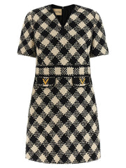 Valentino Garavani Bicolor Cotton Short Dress