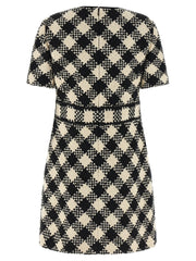 Valentino Garavani Bicolor Cotton Short Dress