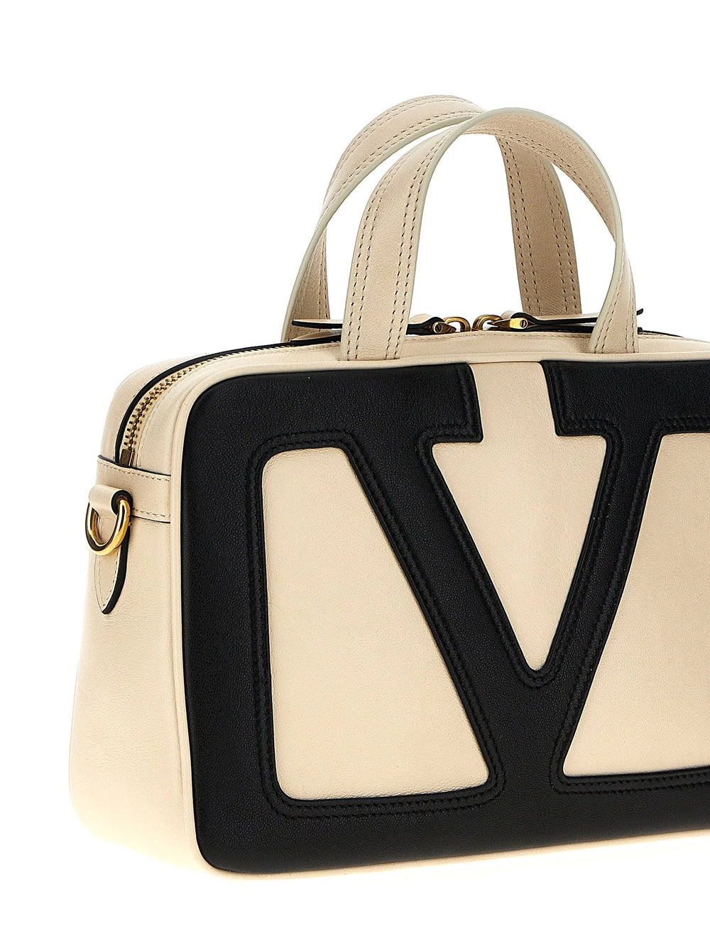Valentino Garavani Bicolor Lamb Leather Handbag