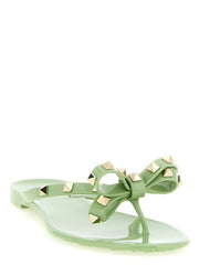 Valentino Garavani Bicolor Polyvinyl Slides - EU40/US10