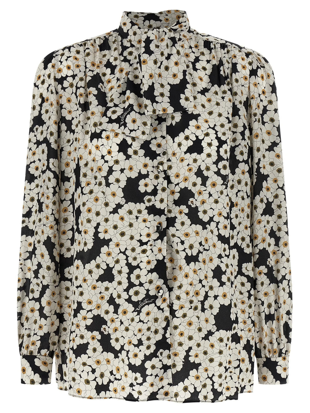 Valentino Garavani Bicolor Silk Blouse