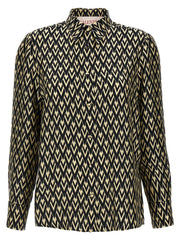 Valentino Garavani Bicolor Silk Blouse - IT40