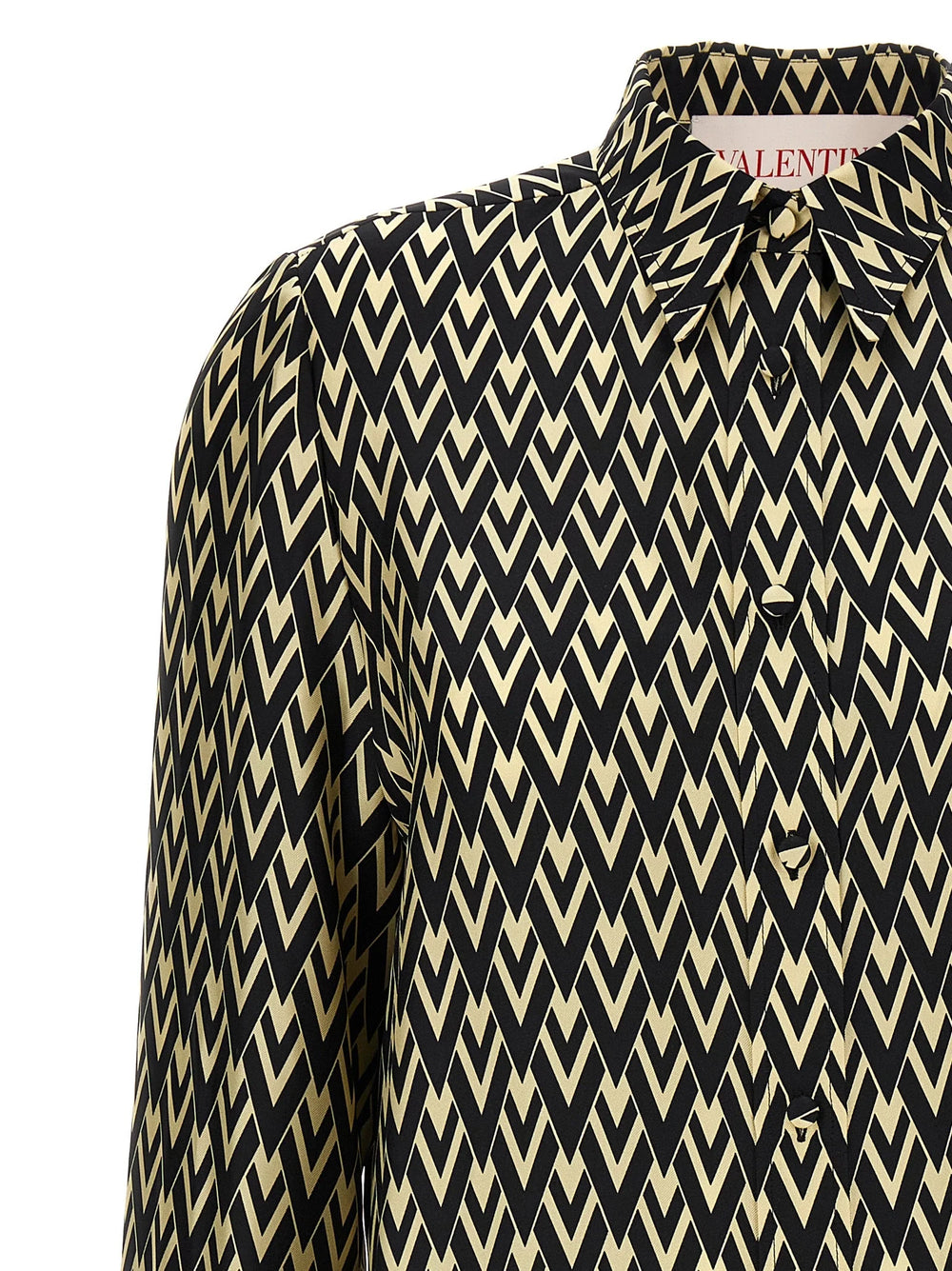 Valentino Garavani Bicolor Silk Blouse - IT40