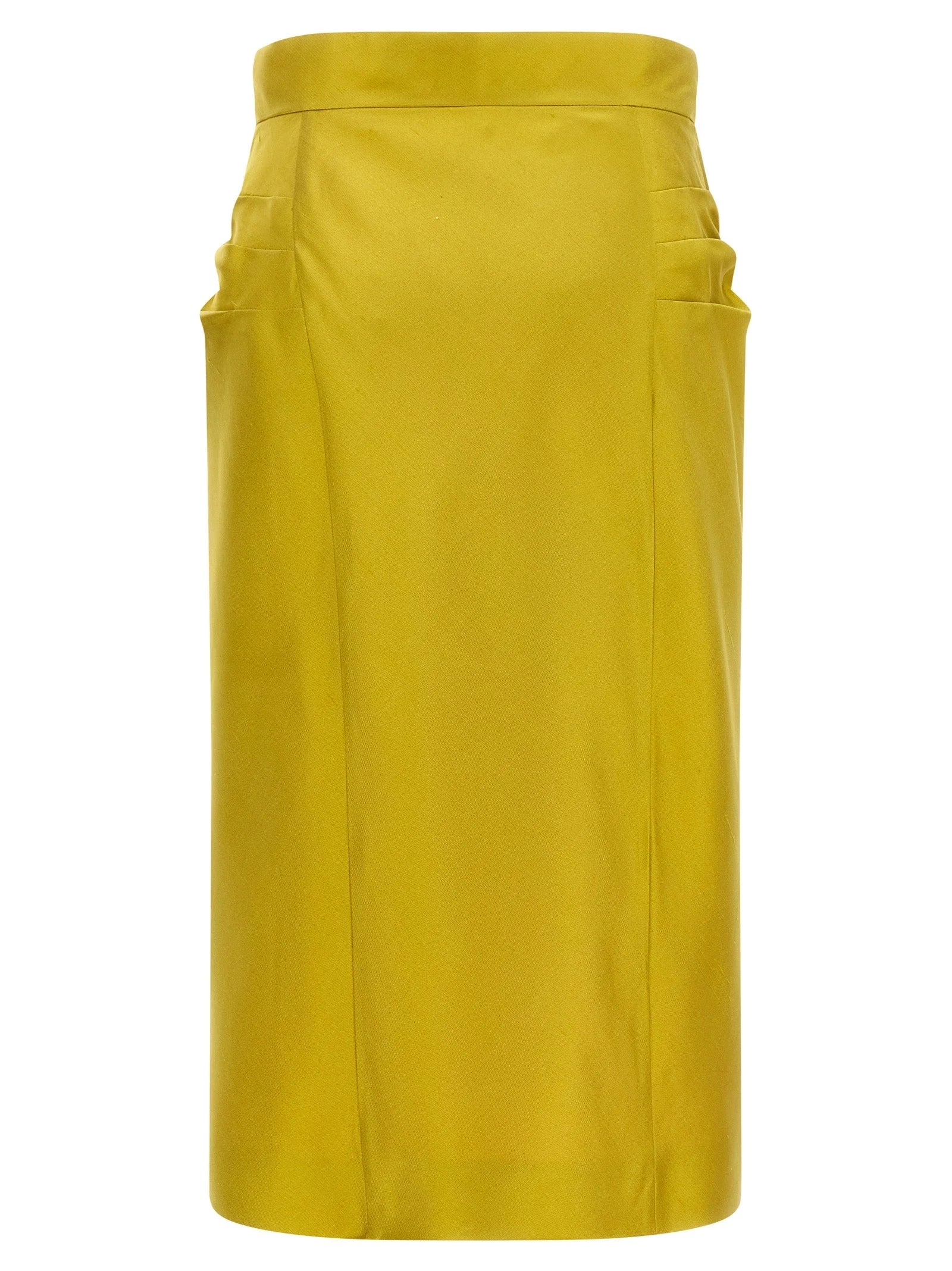 Valentino Garavani Bicolor Silk Midi Skirt - IT38