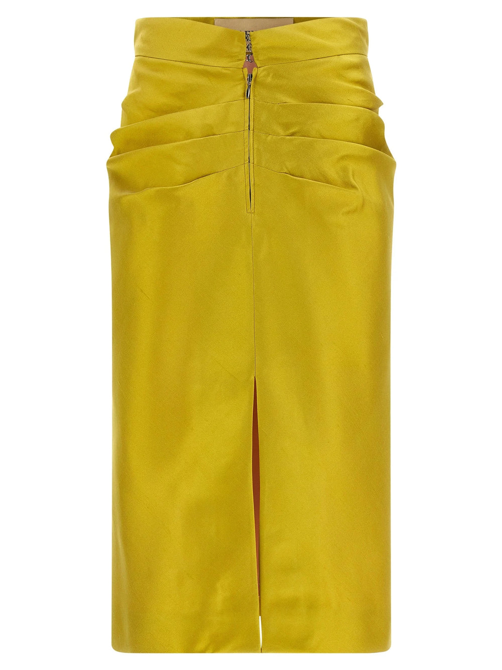 Valentino Garavani Bicolor Silk Midi Skirt - IT38