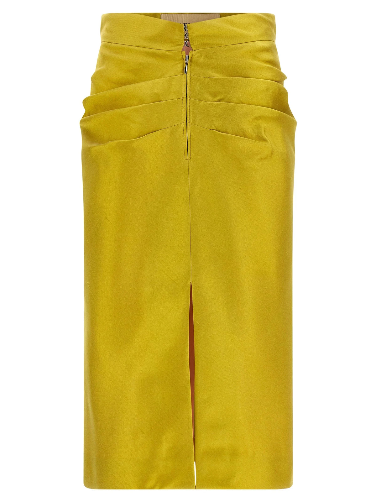 Valentino Garavani Bicolor Silk Midi Skirt - IT38