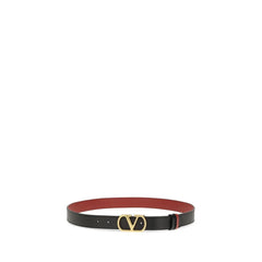 Valentino Garavani Black Calf Leather Bos Taurus Regular Belt - 90 cm / 36 Inches