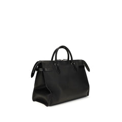 Valentino Garavani Black Calf Leather Bos Taurus Shoulder Bag