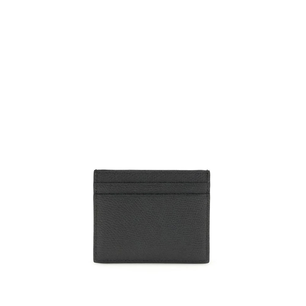 Valentino Garavani Black Calf Leather Bos Taurus Wallet