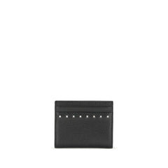 Valentino Garavani Black Calf Leather Bos Taurus Wallet