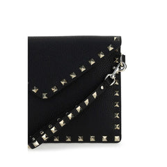 Valentino Garavani Black Calf Leather Bos Taurus Wallet