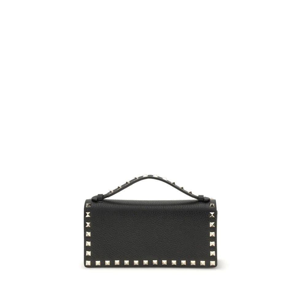 Valentino Garavani Black Calf Leather Bos Taurus Wallet