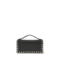 Valentino Garavani Black Calf Leather Bos Taurus Wallet