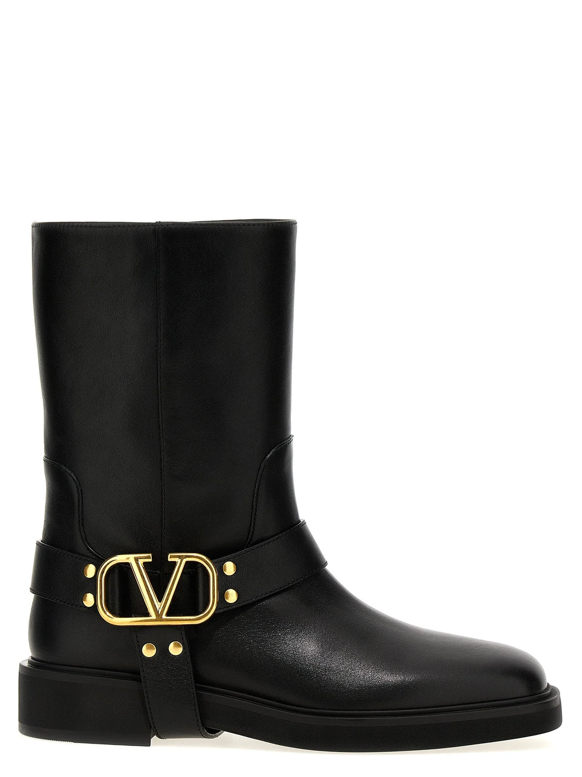 Valentino Garavani Botas de Camurça Preta ao Torno do Tornozelo - EU36/US6