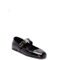 Valentino Garavani Black Calfskin Ballet Flats