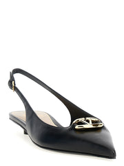 Valentino Garavani Black Calfskin Ballet Flats - EU36/US6