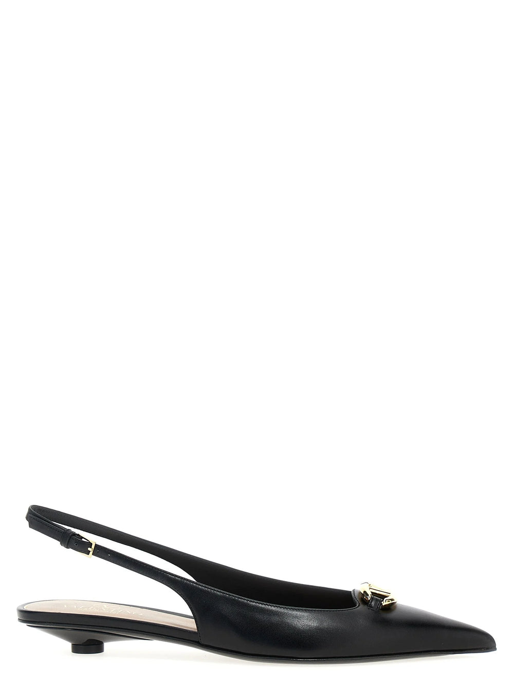 Valentino Garavani Black Calfskin Ballet Flats - EU36/US6