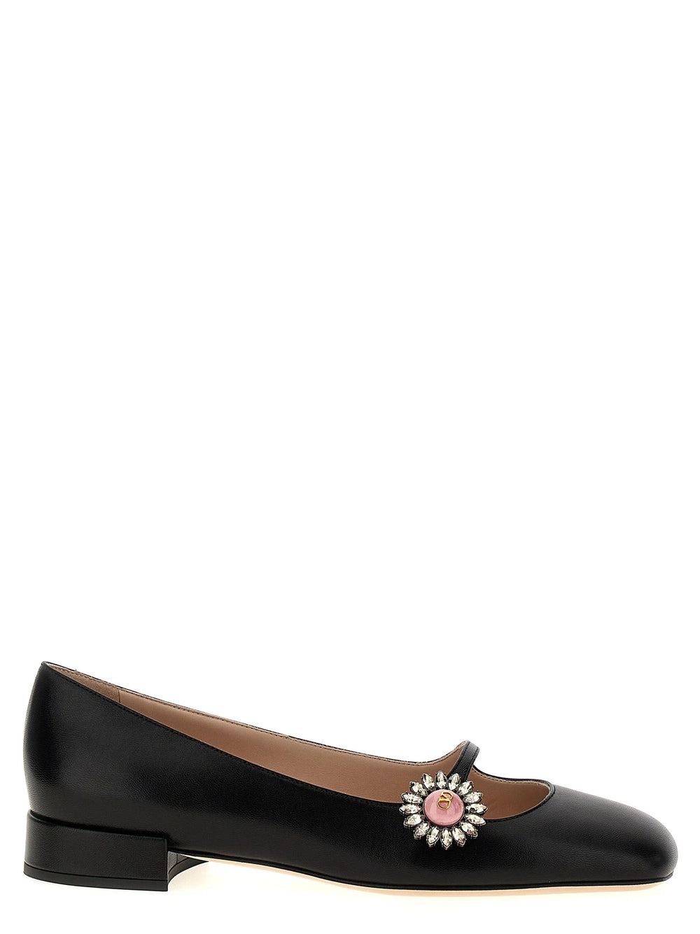Valentino Garavani Black Calfskin Ballet Flats - EU39/US9